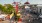 Sky glider over summerfest grounds and people walking below