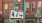 street lamp posts with a banner with the numbers 414 on it